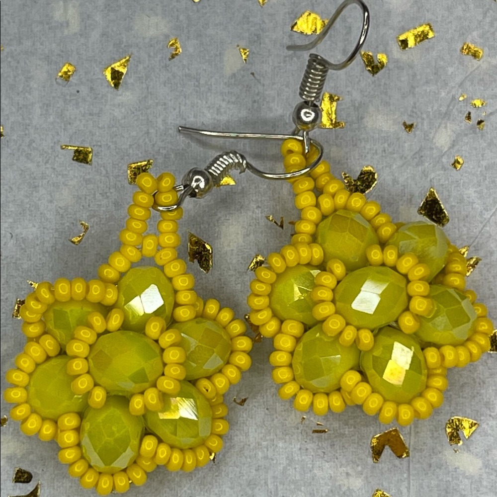 Artisan Yellow Earrings